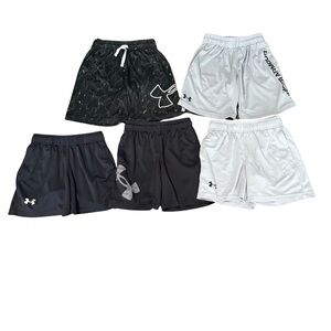 Under Armour Boys Shorts Bundle- 5 pairs of Y Small